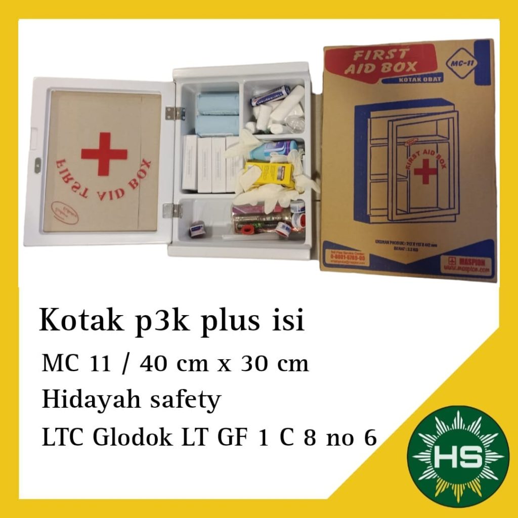 KOTAK OBAT P3K LENGKAP